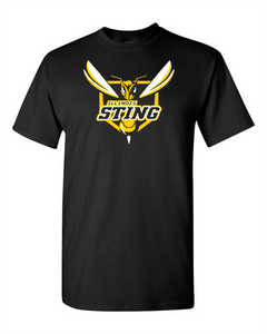 Sting Short Sleeve T-shirt in Black