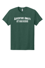 Load image into Gallery viewer, PBIS Oak Ridge Let's All Get on Board- Short Sleeve T-shirt - Forest Green