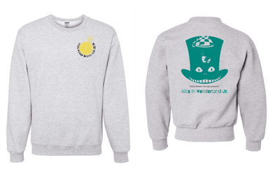 Hilda Walker Alice in Wonderland Jr. - Crew Neck Sweatshirt - Ash Grey