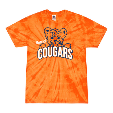 Sorrick - Cougar Cub - Short Sleeve T-shirt - Tie Dyed Orange
