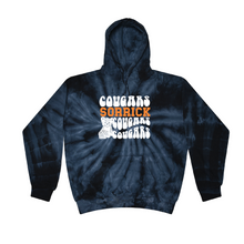 Load image into Gallery viewer, Sorrick - Cougar Groovy - Hoodie - Navy Tie Dyed