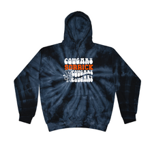Load image into Gallery viewer, Sorrick - Cougar Groovy - Hoodie - Navy Tie Dyed