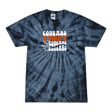 Load image into Gallery viewer, Sorrick - Cougar Groovy - Short Sleeve T-shirt - Tie Dyed Navy Blue