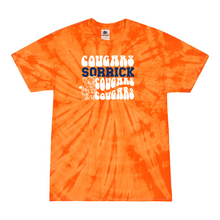 Load image into Gallery viewer, Sorrick - Cougar Groovy - Short Sleeve T-shirt - Tie Dyed Orange