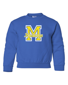 Oak Ridge M is for Mustangs - Crew Neck - Royal Blue