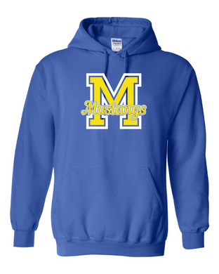 Oak Ridge M is for Mustangs - Hoodie - Royal Blue