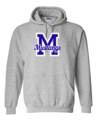 Oak Ridge M is for Mustangs - Hoodie - Sport Grey (Copy)