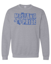 Load image into Gallery viewer, Oak Ridge - Mustang Pride - Crew Neck - Sport Grey