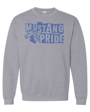 Oak Ridge - Mustang Pride - Crew Neck - Sport Grey