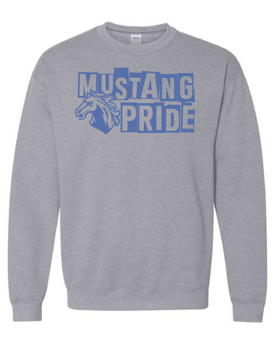 Oak Ridge - Mustang Pride - Crew Neck - Sport Grey