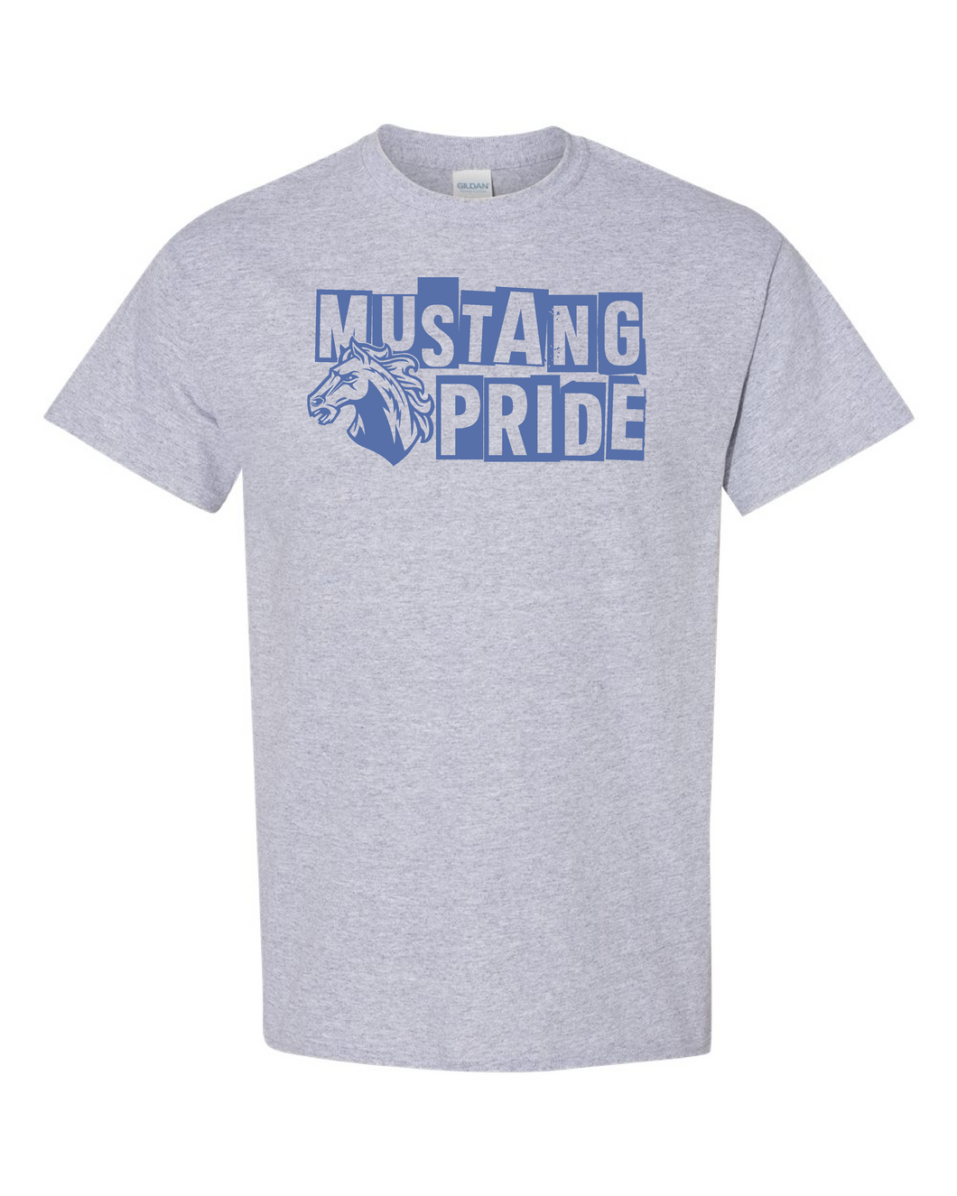 Oak Ridge Mustang Pride - Short Sleeve T-shirt - Sport Grey