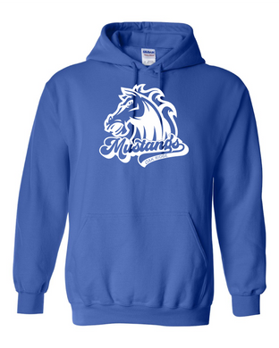 Oak Ridge Mustangs Swoosh - Hoodie - Royal Blue