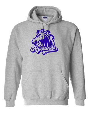 Oak Ridge Mustangs Swoosh - Hoodie - Sport Grey