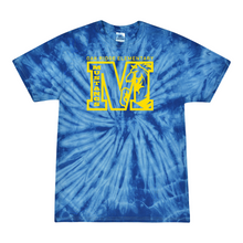 Load image into Gallery viewer, Oak Ridge Outline M - Short Sleeve T-shirt - Royal Blue Tie Dyed