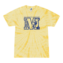 Load image into Gallery viewer, Oak Ridge Outline M - Short Sleeve T-shirt - Yellow Tie Dyed