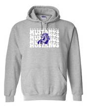 Load image into Gallery viewer, Oak Ridge Mustangs Retro Stacked - Hoodie - Sport Grey