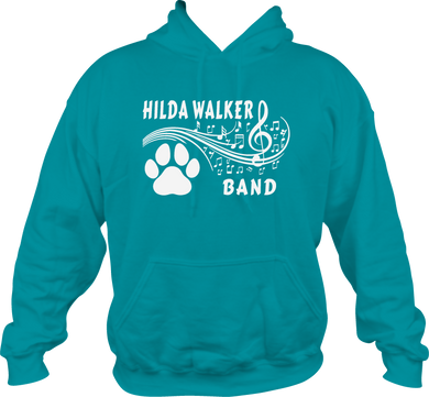 SH 161 - Hilda Walker Band - Band Logo - Teal - Hoodie