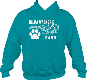 SH 161 - Hilda Walker Band - Band Logo - Teal - Hoodie