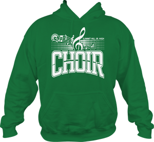 SH 161 - Summit Hill Jr. Choir - Choir Logo - Green - Hoodie