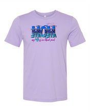 Load image into Gallery viewer, Sharks - Swim Mom -  Short Sleeve T-shirt - Dark Lavender      MOM
