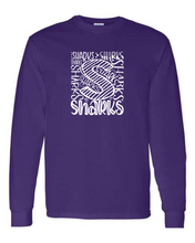 Load image into Gallery viewer, Sharks - Shark Spirit -  Long Sleeve T-shirt - Purple     SSP