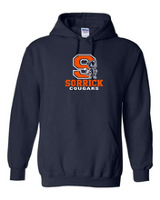 Load image into Gallery viewer, Sorrick - Cougar Block Letter - Hoodie - Navy Blue