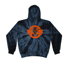 Load image into Gallery viewer, Sorrick - Cougar Star Circle - Hoodie - Navy Tie Dyed