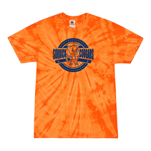Load image into Gallery viewer, Sorrick - Cougar Star Circle - Short Sleeve T-shirt - Tie Dyed Orange