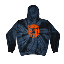 Load image into Gallery viewer, Sorrick - Cougar Shield - Hoodie - Navy Tie Dyed