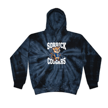 Load image into Gallery viewer, Sorrick - Cougar Full Color- Hoodie - Navy Tie Dyed