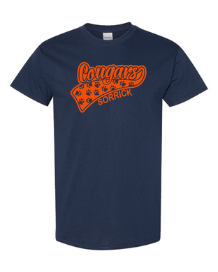 Sorrick - Cougar Paws - Short Sleeve T-shirt - Navy