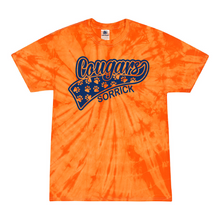 Load image into Gallery viewer, Sorrick - Cougar Paws - Short Sleeve T-shirt - Tie Dyed Orange