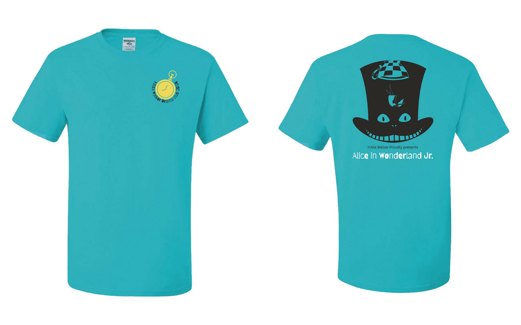 Hilda Walker Alice in Wonderland Jr. - Shortsleeve T-shirt - Teal
